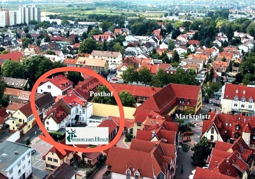 Hotel-Pension Zum Hirsch Hattersheim am Main Esterno foto