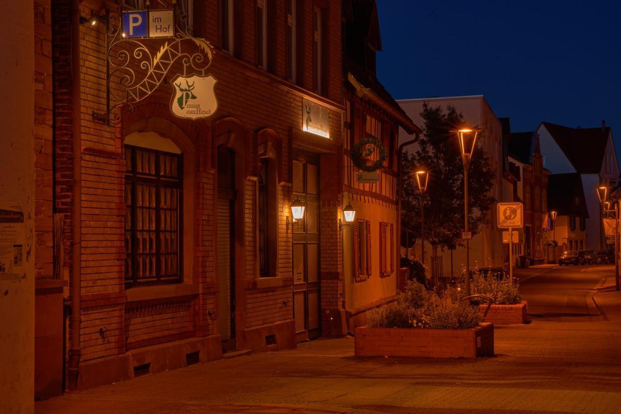Hotel-Pension Zum Hirsch Hattersheim am Main Esterno foto
